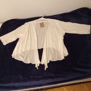 Soft Surroundings Yvory sheer silk cardigan
